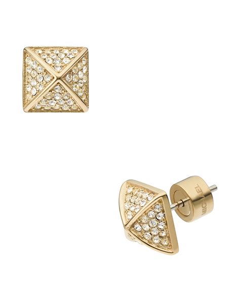 michael kors pyramid stud earrings|Michael Kors earrings clearance.